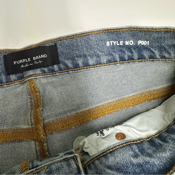 PURPLE BRAND Men's Blue Jeans STYLE NO.P001 - Picture 7 of 12